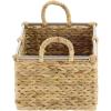 imageDeco 79 Contemporary Seagrass Storage Basket S3 W41143 12quot14quot16quotW Light Brown