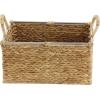 imageDeco 79 Contemporary Seagrass Storage Basket S3 W41143 12quot14quot16quotW Light Brown
