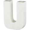 imageDeco 79 Marble Abstract Decorative Candle Holder UShaped Candle Stand Candlestick Holder 6quot x 2quot x 8quot Multi ColoredWhite