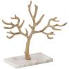 imageCosmoLiving by Cosmopolitan Marble Tree Jewelry Stand with Rectangular Base 12quot x 3quot x 10quot GoldGold