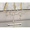 imageCosmoLiving by Cosmopolitan Marble Tree Jewelry Stand with Rectangular Base 12quot x 3quot x 10quot GoldSilver