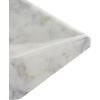 imageDeco 79 Marble Geometric Living Room Decor Tray Square Ottoman Tray Serving Tray 8quot x 8quot x 2quot WhiteWhite
