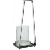 imageDeco 79 Aluminum Pillar Candle Lantern 7quot x 5quot x 14quot Black7 x 5 x 14