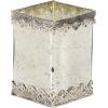 imageDeco 79 Rustic Cuboid Candle Holders 5quotW x 8quotH Silver Gold White