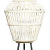 imageDeco 79 White Metal Natural Lantern 55 x 13 x 13 Inches