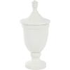 imageDeco 79 Ceramic Living Room Decorative Jars Fluted Urn Shaped Decorative Container with Lid Jar with Lid 11quot x 11quot x 28quot BlackWhite