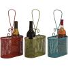 imageDeco 79 Metal Wine Basket 3 Assorted 9 by 16quot