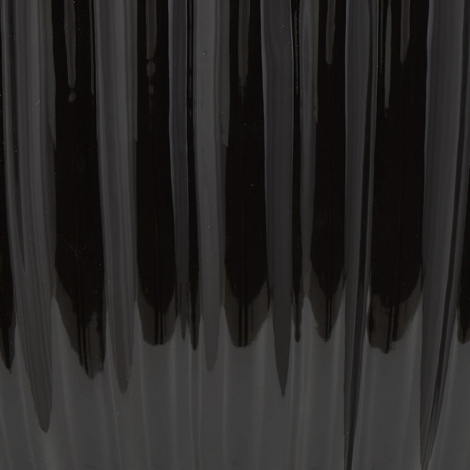 imageDeco 79 Ceramic Living Room Decorative Jars Decorative Container Jar with Lid 12quot x 12quot x 32quot Black