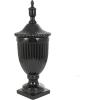imageDeco 79 Ceramic Living Room Decorative Jars Decorative Container Jar with Lid 12quot x 12quot x 32quot Black