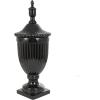 imageDeco 79 Ceramic Living Room Decorative Jars Decorative Container Jar with Lid 12quot x 12quot x 32quot Black