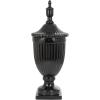 imageDeco 79 Ceramic Living Room Decorative Jars Decorative Container Jar with Lid 12quot x 12quot x 32quot Black