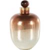 imageDeco 79 Glass Living Room Decorative Jars Speckled Ombre Decorative Container with Oval Top Knob and Gold and Beige Accents Jar with Lid 8quot x 8quot x 13quot Copper8 x 8 x 13