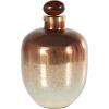 imageDeco 79 Glass Living Room Decorative Jars Speckled Ombre Decorative Container with Oval Top Knob and Gold and Beige Accents Jar with Lid 8quot x 8quot x 13quot Copper8 x 8 x 13