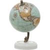 imageDeco 79 Marble Globe with Marble Base 5 x 5 x 8 TealAquamarine