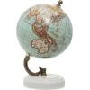 imageDeco 79 Marble Globe with Marble Base 5 x 5 x 8 TealAquamarine