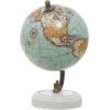 imageDeco 79 Marble Globe with Marble Base 5 x 5 x 8 TealAquamarine
