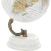 imageDeco 79 Marble Globe with Marble Base 5 x 5 x 8 TealWhite