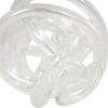 imageDeco 79 Glass Knot Decorative Sculpture Knotted Ball Home Decor Statues Set of 3 Accent Figurines 5quot 4quot 4quotW BlackClear