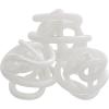 imageDeco 79 Glass Knot Decorative Sculpture Knotted Ball Home Decor Statues Set of 3 Accent Figurines 5quot 4quot 4quotW BlackWhite