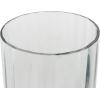 imageDeco 79 Glass Ribbed Fluted Candle Holder with Elevated Base 6quot x 6quot x 14quot Clear6 x 6 x 13