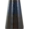 imageDeco 79 Metal Decorative Vase Ombre Centerpiece Vase with Brown Accents Flower Vase for Home Decoration 8quot x 8quot x 16quot BlueCONVENIENTLY SIZED
