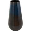 imageDeco 79 Metal Decorative Vase Ombre Centerpiece Vase with Brown Accents Flower Vase for Home Decoration 8quot x 8quot x 16quot BlueCONVENIENTLY SIZED