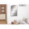imageDeco 79 Metal Room Wall Mirror Window Pane Inspired Grid Entryway Mirror Wall Mounted Mirror 56quot x 1quot x 44quot BrownCopper