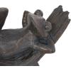 imageDeco 79 Resin Frog Decorative Sculpture Patina Relaxing Home Decor Statue Accent Figurine 16quot x 5quot x 9quot BronzeSMALL SIZE