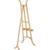 imageDeco 79 Wood Handmade Display Easel Tall Floor Standing Easel with Chain Support Display Stand 22quot x 24quot x 58quot Light Brown