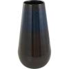 imageDeco 79 Metal Decorative Vase Ombre Centerpiece Vase with Brown Accents Flower Vase for Home Decoration 8quot x 8quot x 16quot BlueCONVENIENTLY SIZED