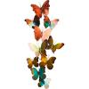 imageDeco 79 Stainless Steel Metal Butterfly Home Wall Decor Indoor Outdoor Wall Sculpture Wall Art 15quot x 2quot x 36quot Multi Colored