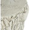 imageDeco 79 Magnesium Oxide Squirrel Garden Stool Tree Trunk with Brown Accents 16quot x 15quot x 17quot WhiteWhite