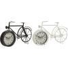 imageDeco 79 Metal Bike Clock Set of 2 12quotW 8quotH Multi ColoredBlackWhite