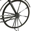 imageDeco 79 Metal Bike Clock Set of 2 12quotW 8quotH Multi ColoredBlackWhite