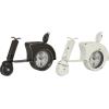 imageDeco 79 Metal Bike Clock Set of 2 12quotW 8quotH Multi ColoredBlackWhite