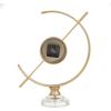 imageDeco 79 Metal Clock with Acrylic Base 13quot x 5quot x 16quot Gold