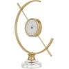 imageDeco 79 Metal Clock with Acrylic Base 13quot x 5quot x 16quot Gold