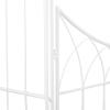 imageDeco 79 Metal Indoor Outdoor Arched Gate Garden Arbor with Lattice Work Sides 55quot x 14quot x 86quot BlackWhite