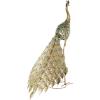 imageDeco 79 Metal Peacock Decorative Garden Sculpture Garden Statue with Blue and Green Jewels Outdoor Sculpture 44quot x 27quot x 52quot Brass