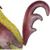 imageDeco 79 Metal Rooster Decorative Garden Sculpture Indoor Outdoor Distressed Standing Garden Statue with U Shaped Feet Outdoor Sculpture 10quot x 5quot x 17quot GreenBlack