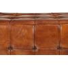 imageDeco 79 Leather Home Bench Tufted Upholstered Entryway Bench Bedroom Bench 48quot x 18quot x 20quot BrownBrown