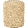 imageDeco 79 Seagrass Handmade Side End Accent Table Woven Drum End Table Side Table 16quot x 16quot x 19quot Brown