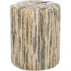 imageDeco 79 Banana Leaf Woven Accent Table 15quot x 15quot x 18quot Multi ColoredMulti Colored