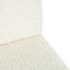 imageDeco 79 Polyester Living Room Accent Chair Square Boucle Side Chair Corner Chair 33quot x 31quot x 27quot White