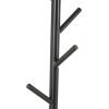 imageDeco 79 Aluminum Metal 4 Hook Coat Rack 15quot x 15quot x 69quot GoldBlack
