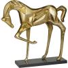imageDeco 79 Aluminum Metal Horse Decorative Sculpture Home Decor Statue Accent Figurine 19quot x 5quot x 18quot GoldGold