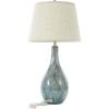 imageDeco 79 Ceramic Room Table Lamp Abstract Textured Accent Lamp with Drum Shade set of 2 Lamp 8quot x 8quot x 32quot Teal