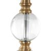 imageDeco 79 Crystal Room Table Lamp Rods Accent Lamp with Gold and Silver Base Lamp 15quot x 15quot x 31quot ClearClear