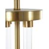 imageDeco 79 Crystal Room Table Lamp Rods Accent Lamp with Gold and Silver Base Lamp 15quot x 15quot x 31quot ClearClear