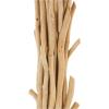 imageDeco 79 Driftwood Handmade Room Floor Lamp Standing Tall Lamp with Linen Shade Tall Lamp 22quot x 22quot x 62quot Light Brown215 x 215 x 615